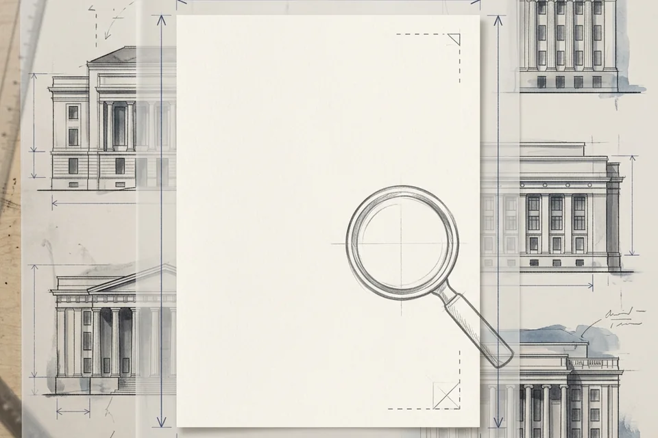 A disclosure page reviewed with pencil